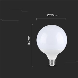 Żarówka LED V-TAC SAMSUNG CHIP 18W E27 Kula Glob G120 VT-288 6500K 2000lm 5 Lat Gwarancji