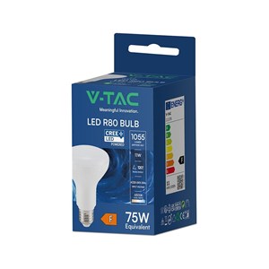Żarówka LED V-TAC CREE CHIP 11W E27 R80 VT-280 6500K 1055lm 6 lat gwarancji