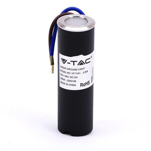 Oprawa Gruntowa Ogrodowa Najazdowa Podłogowa V-TAC 0.5W LED Srebrna IP67 VT-1141 3000K 37lm