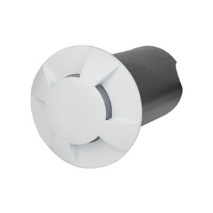 Oprawa gruntowa ogrodowa najazdowa V-TAC 1W LED biała 4-stronna IP67 VT-1171 6400K 50lm