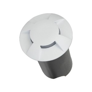 Oprawa gruntowa ogrodowa najazdowa V-TAC 1W LED biała 4-stronna IP67 VT-1171 6400K 50lm
