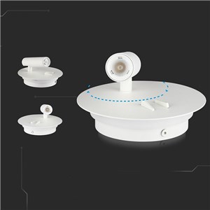 Oprawa LED V-TAC 3W+6W Kinkiet Hotel Łóżko Włącznik Biały VT-2963 3000K 680lm 3 Lata Gwarancji
