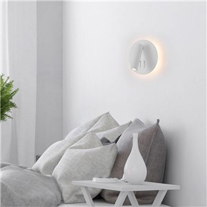 Oprawa LED V-TAC 3W+6W Kinkiet Hotel Łóżko Włącznik Biały VT-2963 3000K 680lm 3 Lata Gwarancji