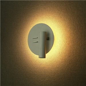 Oprawa LED V-TAC 3W+6W Kinkiet Hotel Łóżko Włącznik Biały VT-2963 3000K 680lm 3 Lata Gwarancji