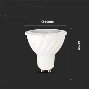 Żarówka LED V-TAC SAMSUNG CHIP 6W GU10 38st VT-277 3000K 445lm 5 Lat Gwarancji