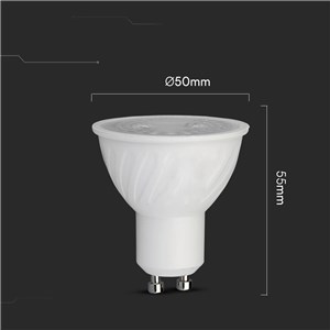 Żarówka LED V-TAC CREE CHIP 6W GU10 38st Ściemnialna VT-227D 4000K 445lm 6 Lat Gwarancji