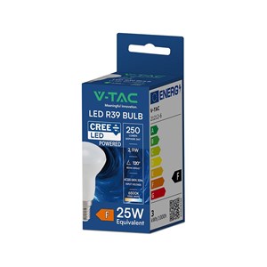 Żarówka LED V-TAC CREE CHIP 2,9W E14 R39 VT-239 4000K 250lm 6 lat gwarancji
