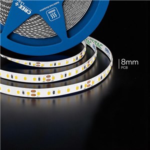 Taśma LED V-TAC CREE CHIP 24V CRI90 2xPCB 8mm 10mb 10W/m 120LED/m VT-2835 120 4000K 750lm 6 lat gwarancji