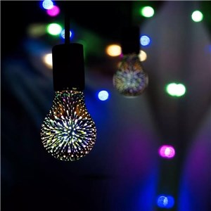 Żarówka LED V-TAC 3W E27 filament gwiazdy 3D A60 VT-2203-N 3000K 20lm