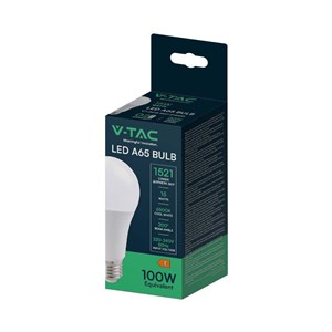 Żarówka LED V-TAC 15W A65 E27 VT-2015 4000K 1350lm