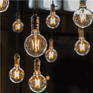 Żarówka LED V-TAC 6W filament E27 kula glob G125 bursztyn VT-1956 2200K 550lm