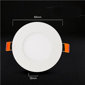 Panel wpuszczany downlight V-TAC PRO SLIM 3W LED CREE CHIP okrągły 84x12mm VT-307CCT 3000K-4000K-6500K 250lm 6 lat gwarancji