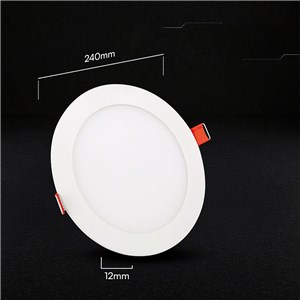 Panel wpuszczany downlight V-TAC PRO SLIM 22W LED CREE CHIP okrągły 240x12mm CCT VT-2207CCT 3000K-4000K-6500K 1900lm 6 lat gwarancji
