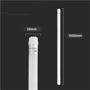 Tuba świetlówka LED T8 V-TAC CREE CHIP 120cm 18W G13 nano plastic 100Lm/W VT-121 3000K 1850lm 6 lat gwarancji