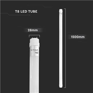 Tuba świetlówka LED T8 V-TAC CREE CHIP 150cm 20W G13 nano plastic 100Lm/W VT-151 6500K 2100lm 6 lat gwarancji