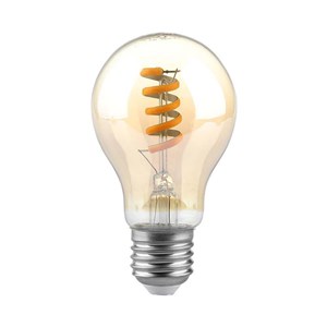 Żarówka LED V-TAC 4W E27 A60 Spiral Filament Bursztyn VT-2154-N 1800K 400lm