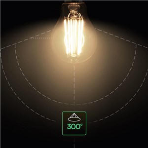Żarówka LED V-TAC 12W filament E27 A60 (opak. 3szt) VT-2133 4000K 1521lm
