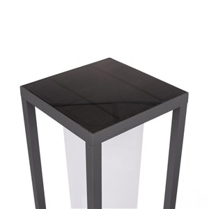Słupek ogrodowy solarny V-TAC 4W LED SAMSUNG CHIP szary 2-funkcje IP65 VT-66-N 3000K 280lm 3 lata gwarancji