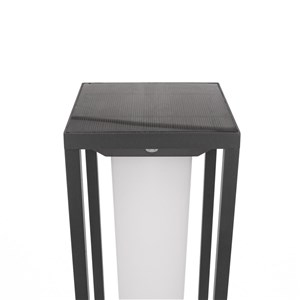 Słupek ogrodowy solarny V-TAC 4W LED SAMSUNG CHIP szary 2-funkcje IP65 VT-66-N 3000K 280lm 3 lata gwarancji