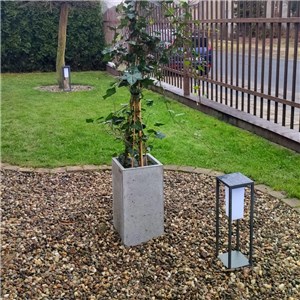 Słupek ogrodowy solarny V-TAC 4W LED SAMSUNG CHIP szary 2-funkcje IP65 VT-66-N 3000K 280lm 3 lata gwarancji