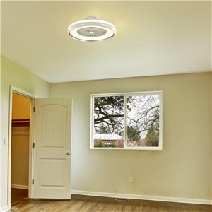 Wentylator Sufitowy V-TAC 45W LED Pilot RF CCT Szary VT-5022 3000lm