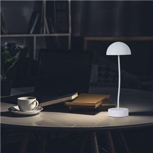 Lampka Biurkowa Nocna V-TAC 3W LED 36cm Ładowanie Ściemnianie Biała VT-7574 3000K 100lm