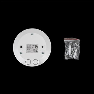 Czujnik ruchu 360st V-TAC mikrofalowy natynkowy sufitowy slim 24mm 2000W biały VT-81001 5 Lat Gwarancji