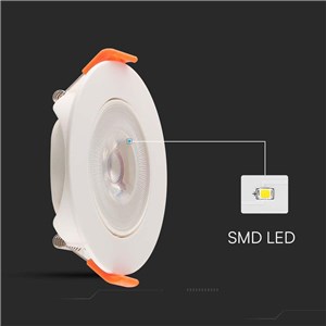 Oczko LED V-TAC SAMSUNG CHIP 7W LED białe VT-7007 4000K 660lm 5 lat gwarancji
