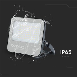 Projektor LED V-TAC CREE CHIP 50W 135lm/W czarna obudowa szare szkło IP65 VT-4455 3000K 6750lm 6 lat gwarancji