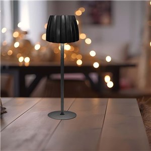 Lampka biurkowa nocna V-TAC 2,7W LED 34cm ładowanie USB ściemnianie czarna VT-7967 3000K-6000K 110lm