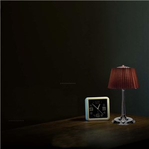 Lampka stołowa nocna V-TAC 1,5W LED 28cm ładowanie USB ściemnianie brąz VT-7968 3000K-6000K 40lm