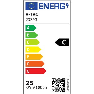 Panel LED V-TAC 25W 600x600 LED Backlight 33mm 180Lm/W VT-60025 4000K 4500lm