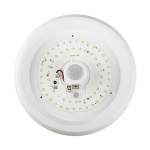 Oprawa sufitowa plafoniera LED V-TAC CREE CHIP 12W 29cm czujnik ruchu CCT okrągły biały VT-13CCT 3000K-4000K-6000K 1090lm 6 lat gwarancji