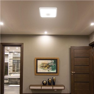 Oprawa sufitowa plafoniera V-TAC 12W LED CREE CHIP 25x25cm czujnik ruchu CCT kwadratowy biały VT-81003 3000K-4000K-6500K 1100lm 6 lat gwarancji