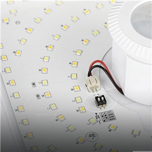 Plafon LED V-TAC SAMSUNG CHIP 12W 29x29cm Czujnik Ruchu CCT Kwadratowy Biały VT-81003 3000K-4000K-6000K 1100lm 5 Lat Gwarancji