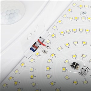 Oprawa sufitowa plafoniera V-TAC 15W LED LED V-TAC CREE CHIP czujnik ruchu CCT okrągły biały IP44 VT-81004 3000K-4000K-6000K 1450lm 6 lat gwarancji