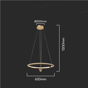 Oprawa Zwieszana V-TAC 46W LED VT-10126 3000K 5500lm