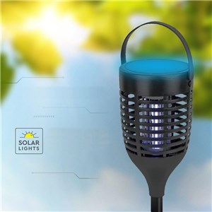 Lampa Hybrydowa Solarna Owadobójcza V-TAC 3w1 1000V Ładowanie USB-C VT-3215