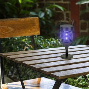 Lampa Hybrydowa Solarna Owadobójcza V-TAC 3w1 1000V Ładowanie USB-C VT-3215