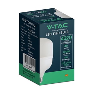 Żarówka LED V-TAC 40W T120 E27/E40 118x191mm VT-21040 6500K 4320lm