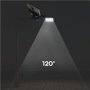 Oprawa Uliczna Solarna Hybrydowa V-TAC 50W LED VT-ST201 6500K 4000lm