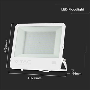 Naświetlacz LED V-TAC 200W 100Lm/W przewód 1mb SAMSUNG CHIP biały VT-44204 6500K 17540lm 5 lat gwarancji