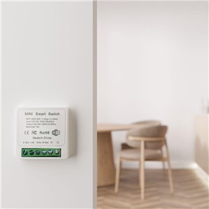 Bezprzewodowy Włącznik Switch Wi-Fi V-TAC 1x10A Dopuszkowy SMART Life Alexa Google Home VT-5101