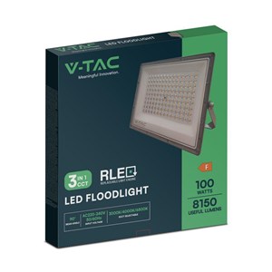 Projektor LED V-TAC 100W CCT Zmiana Barwy, Wymienny LED VT-44100CCT 3000-6500K 8150lm