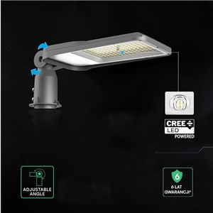Oprawa uliczna LED V-TAC CREE CHIP z regulacją 100W VT-105ST 6500K 12000lm 6 lat gwarancji