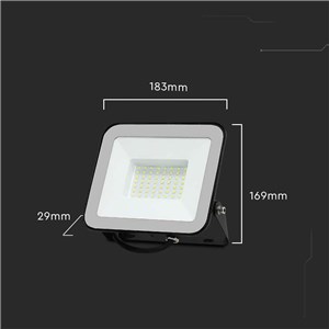 Projektor LED V-TAC 50W SAMSUNG CHIP PRO-S czarny VT-44055 4000K 4270lm 5 lat gwarancji
