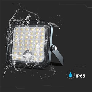Projektor LED Solarny V-TAC 10W Pilot, AUTO, Timer, Czujnik Ruchu, IP65, CCT VT-411CCT 4000K+6000K 1500lm