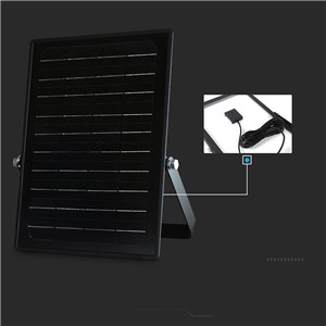 Projektor LED Solarny V-TAC 10W Pilot, AUTO, Timer, Czujnik Ruchu, IP65, CCT VT-411CCT 4000K+6000K 1500lm