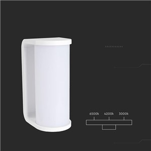 Kinkiet Ścienny V-TAC 12W LED Czarny IP65 VT-9112CCT 3000K-4000K-6500K 1760lm