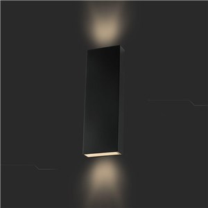 Kinkiet Ścienny V-TAC 8W LED Czarny IP65 85x250mm VT-91008 4000K 1120lm